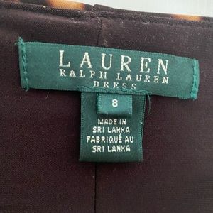 An evening Leopard quarter sleeve dress